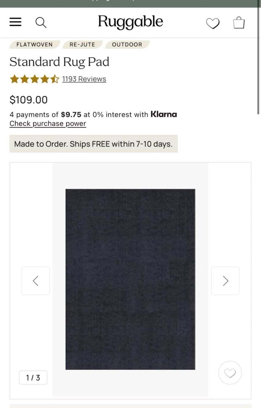 Ruggable Standard Rug Pad